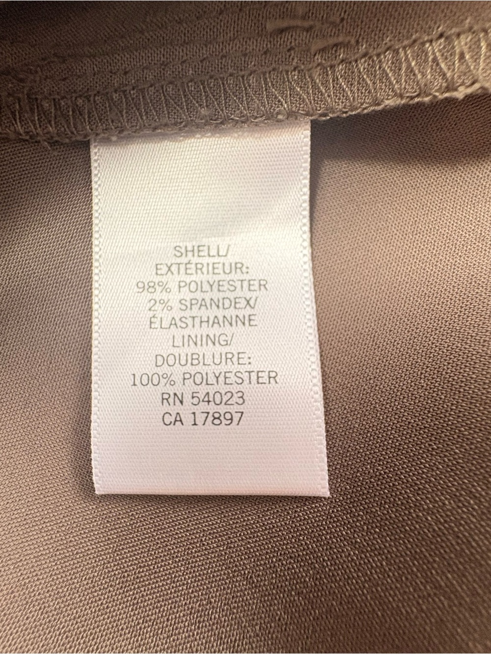 Banana Republic Strapless Taupe Mini Dress wrinkle-resistant - Picture 14 of 14
